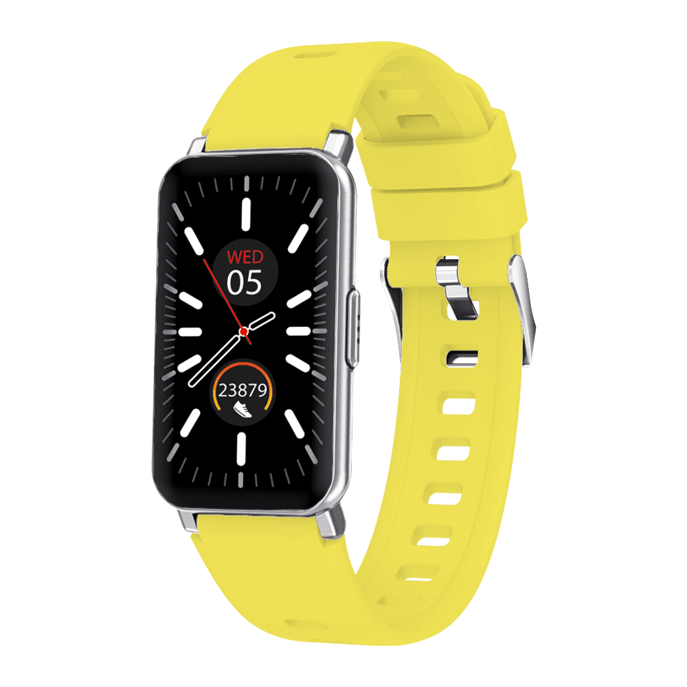 SMARTWATCH CAPRI CON CINTURINO DOPPIO GIALLO E NERO