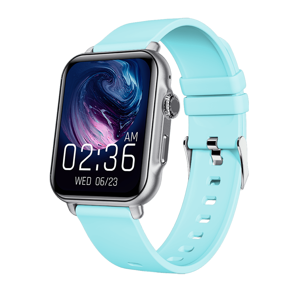 SMARTWATCH MIAMI CON CINTURINO IN SILICONE AZZURRO