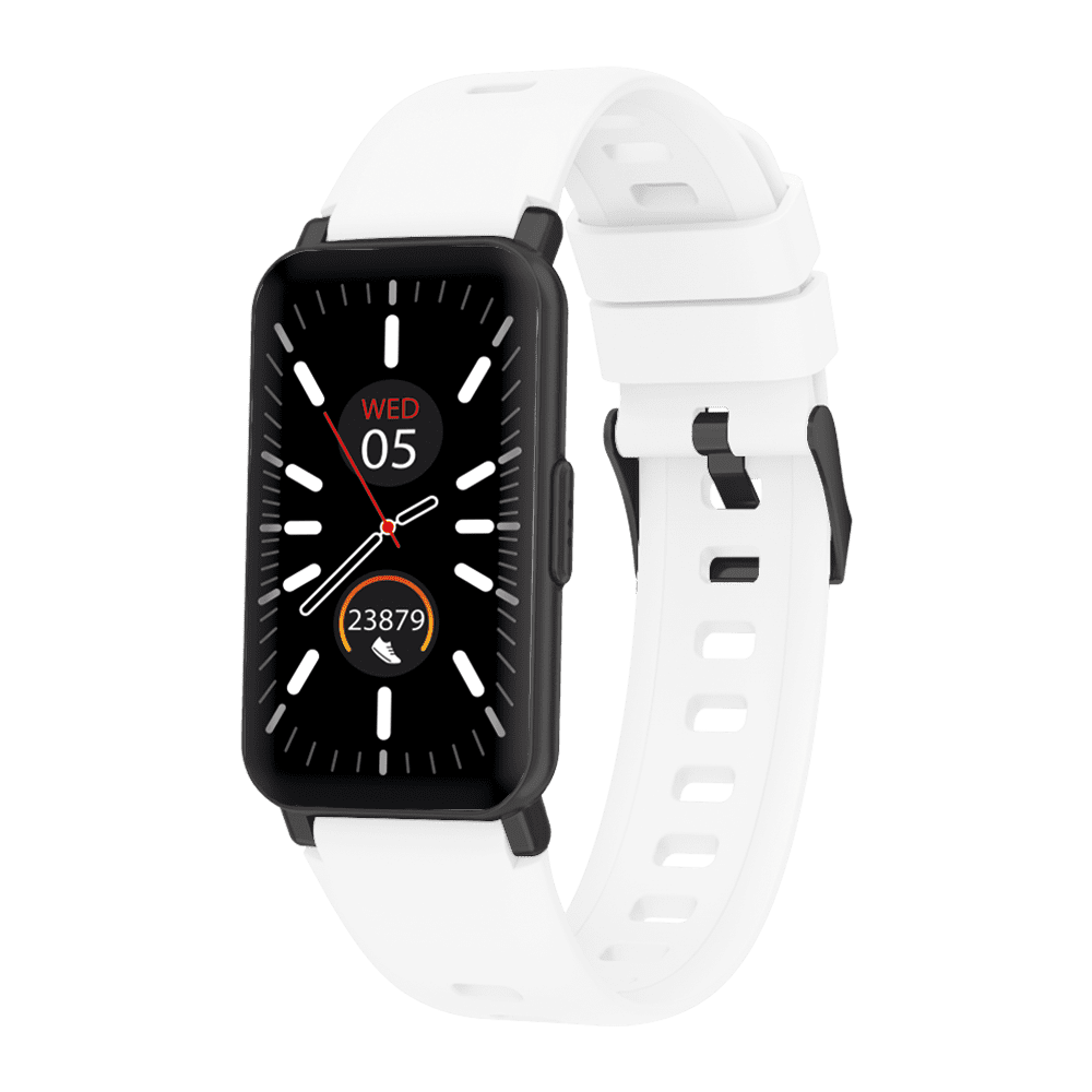 SMARTWATCH CAPRI CON CINTURINO DOPPIO BIANCO E NERO